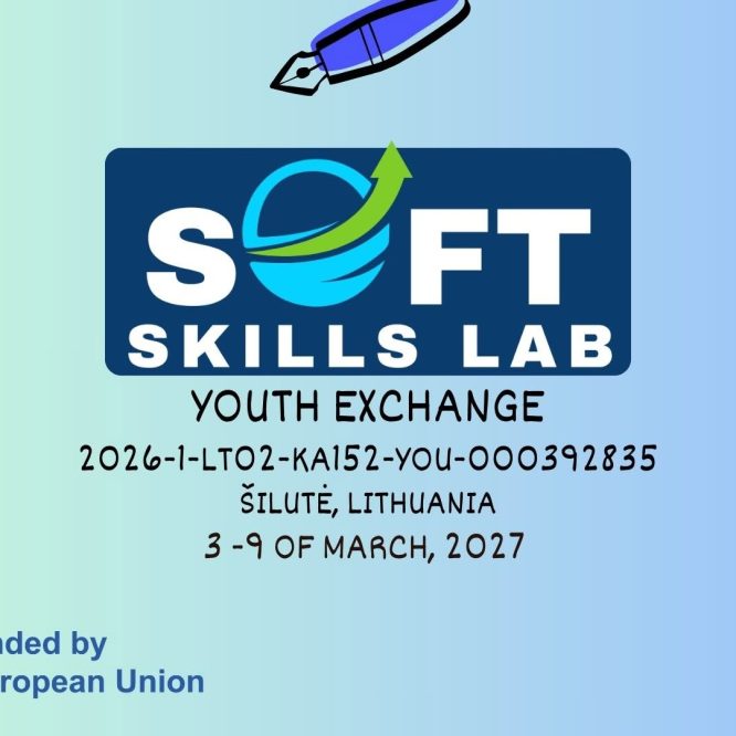 Pradedame naują Erasmus+ jaunimo mainų projektą „Soft Skills Lab”!